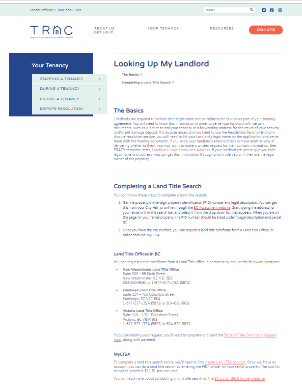 land title search